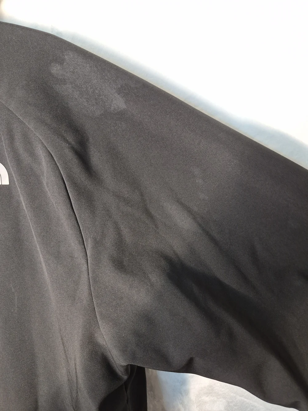 The North Face WindWall Double Lined Hooded Softshell Jacket Black Mens Large